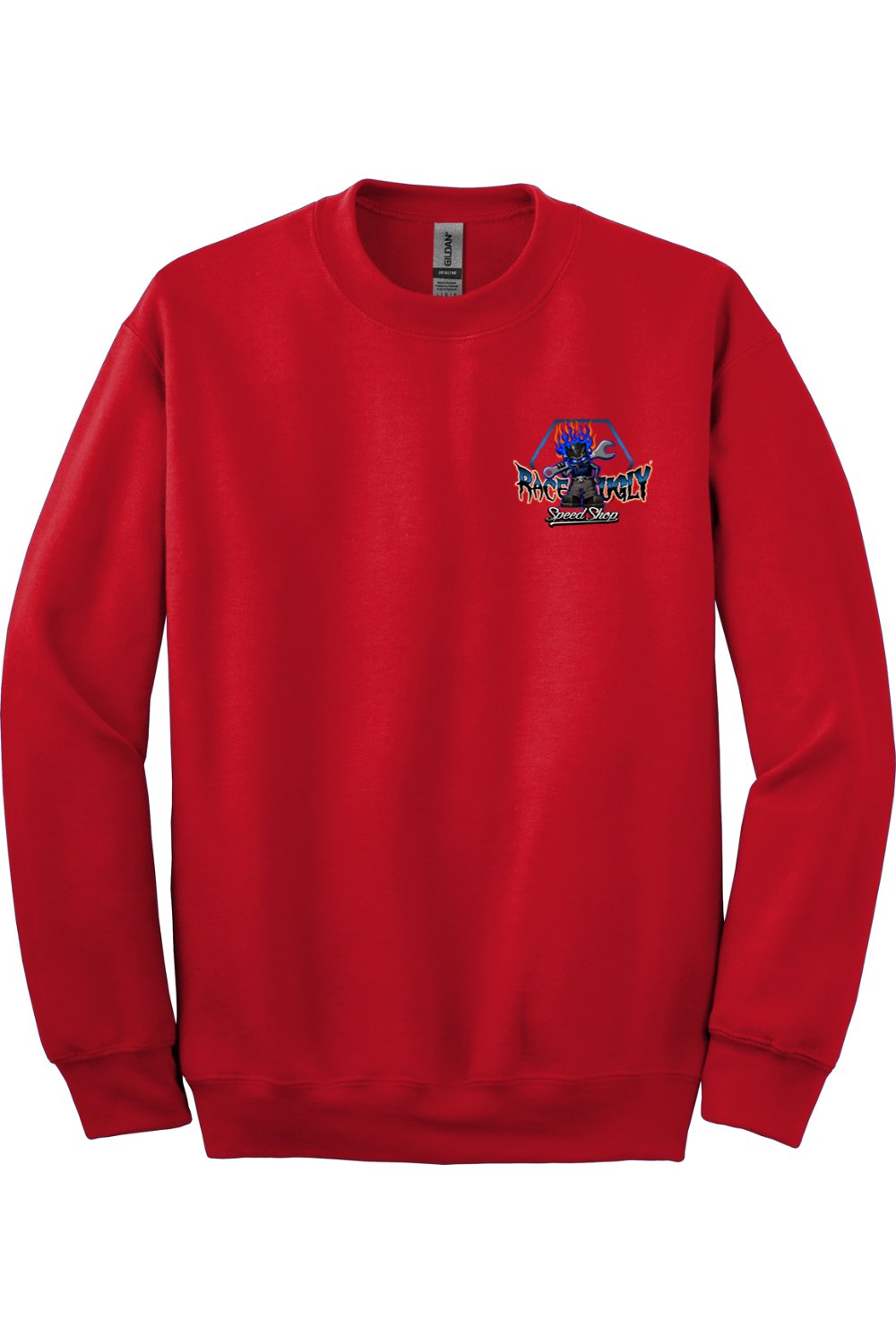 Gildan - DryBlend Crewneck Sweatshirt "RU TEETH" (BLACK)