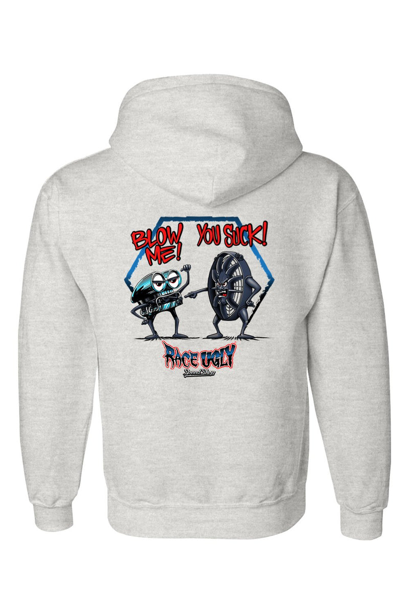 Gildan DryBlend Hooded Sweatshirt "RU BLOW ME"