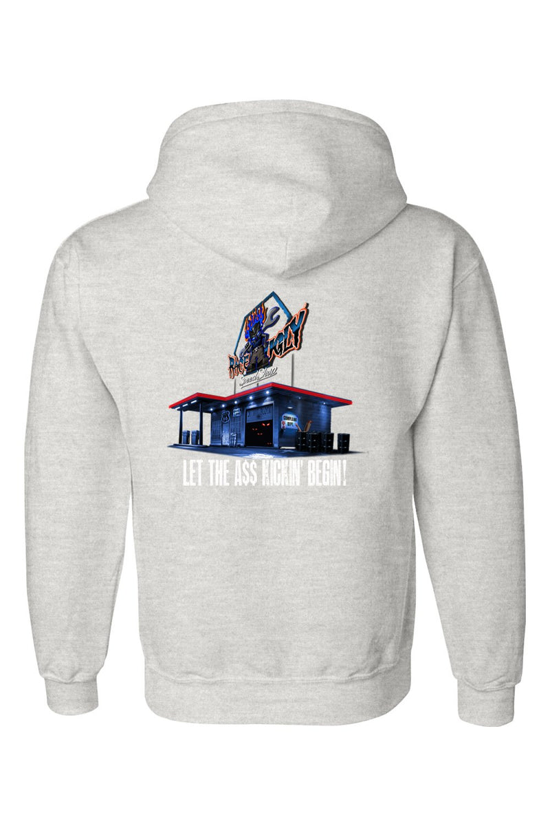 Gildan DryBlend Hooded Sweatshirt "RU GARAGE"