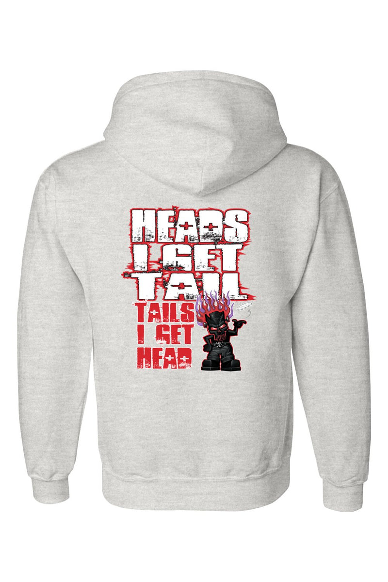 Gildan DryBlend Hooded Sweatshirt "RU HEADS/TAILS"