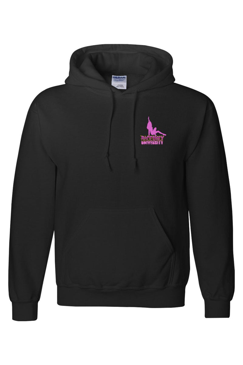 Gildan DryBlend Hooded Sweatshirt "RU STRIPPER"