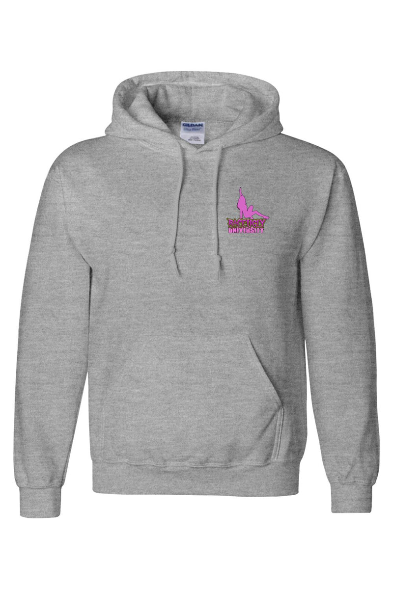 Gildan DryBlend Hooded Sweatshirt "RU STRIPPER"