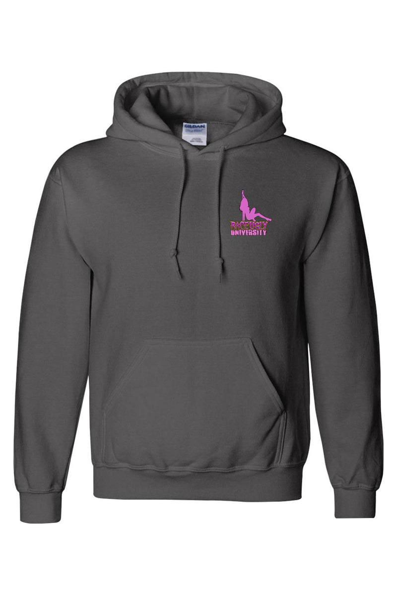 Gildan DryBlend Hooded Sweatshirt "RU STRIPPER"