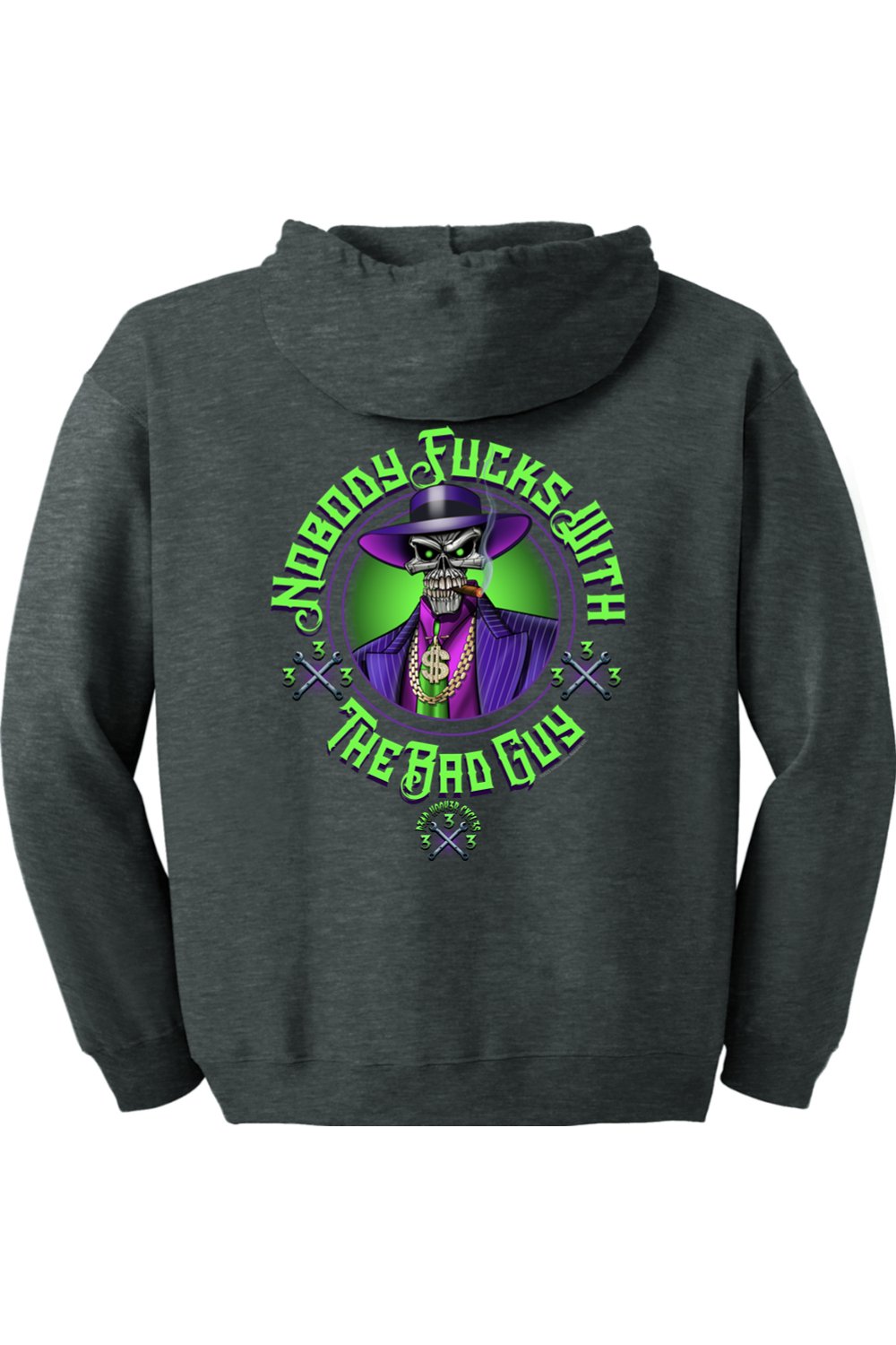 Gildan Heavy Blend Full-Zip Hooded Sweatshirt "DHC BAD GUY"
