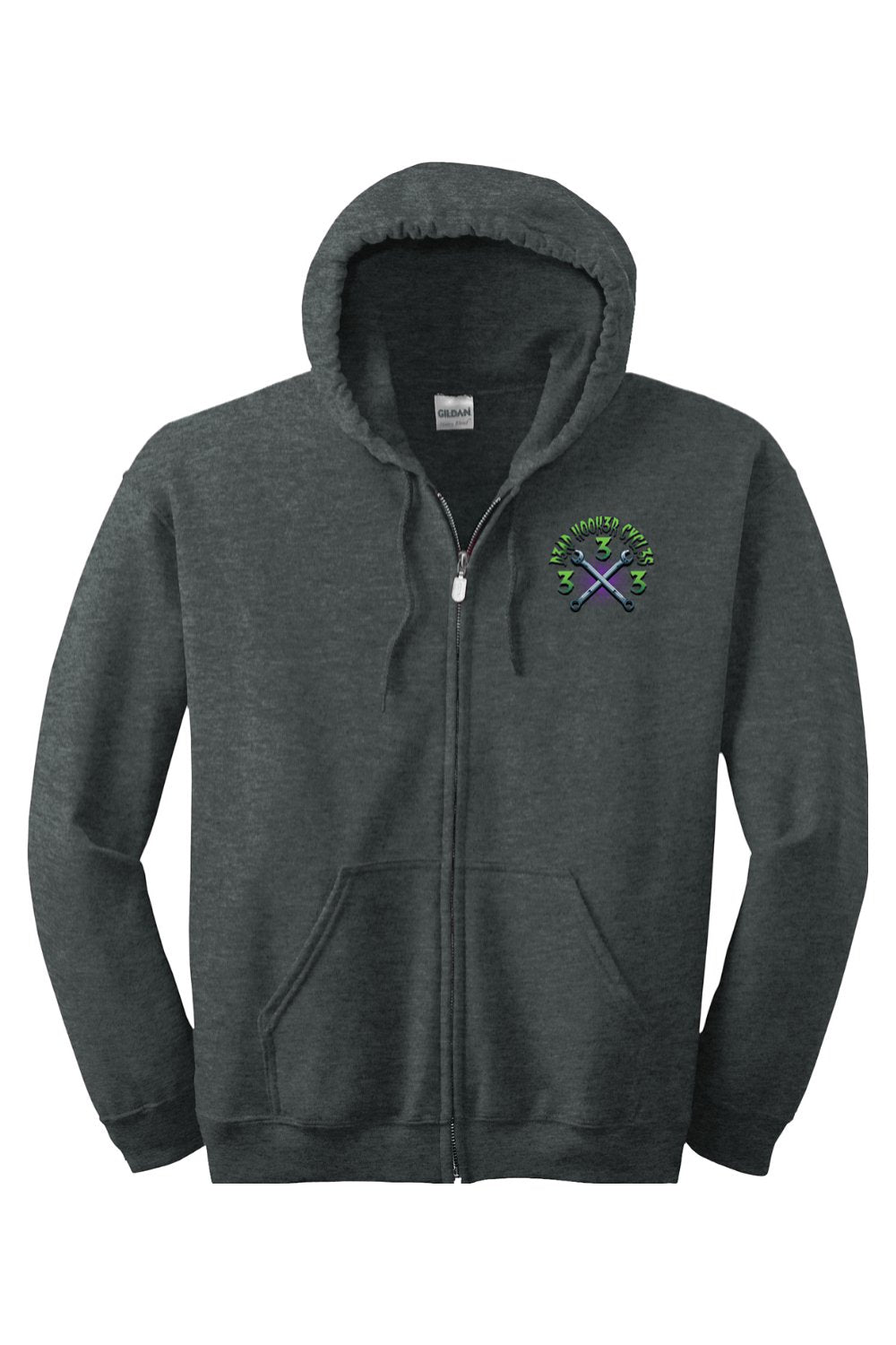 Gildan Heavy Blend Full-Zip Hooded Sweatshirt "DHC GARAGE"