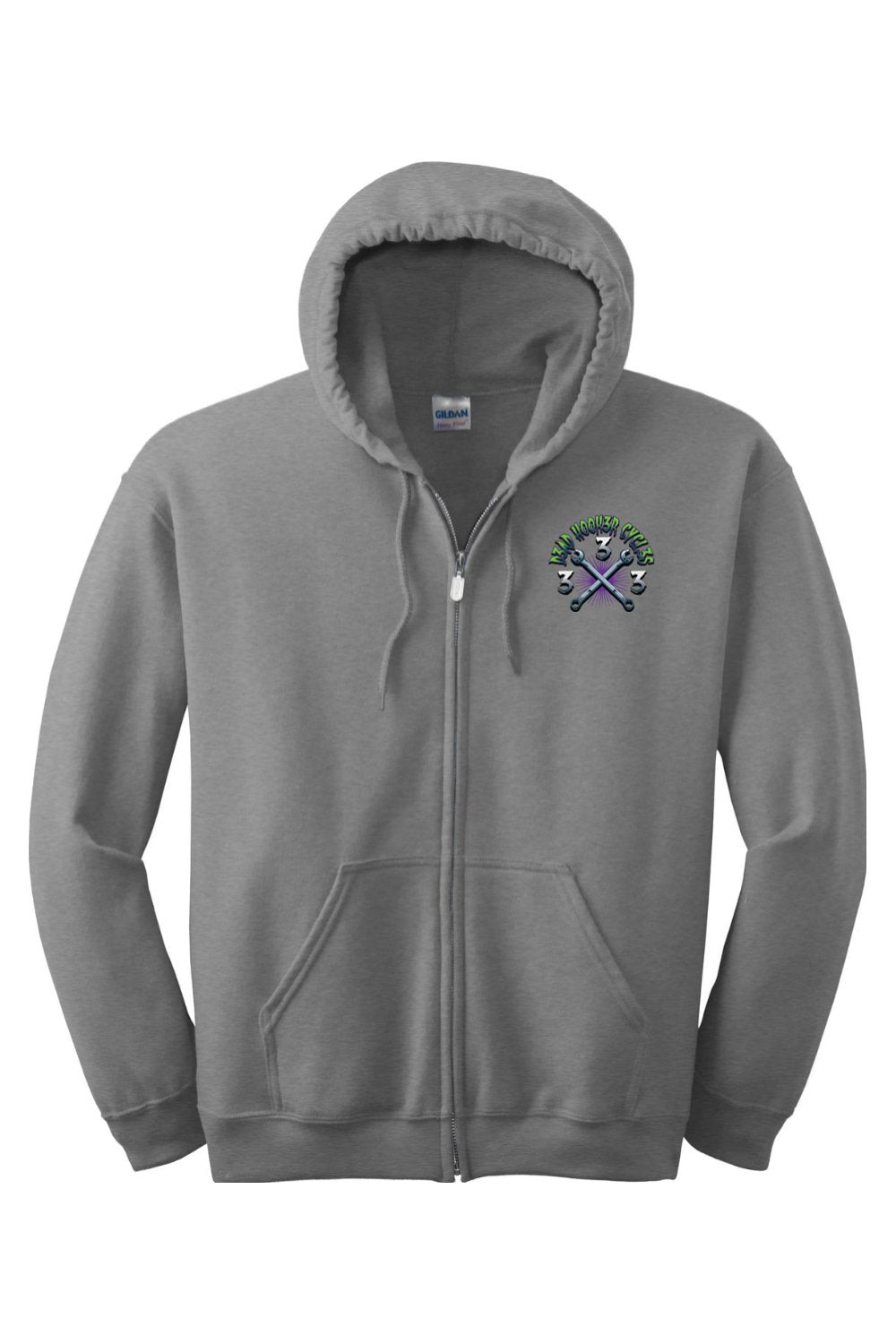 Gildan Heavy Blend Full-Zip Hooded Sweatshirt "DHC HELL'S FULL"