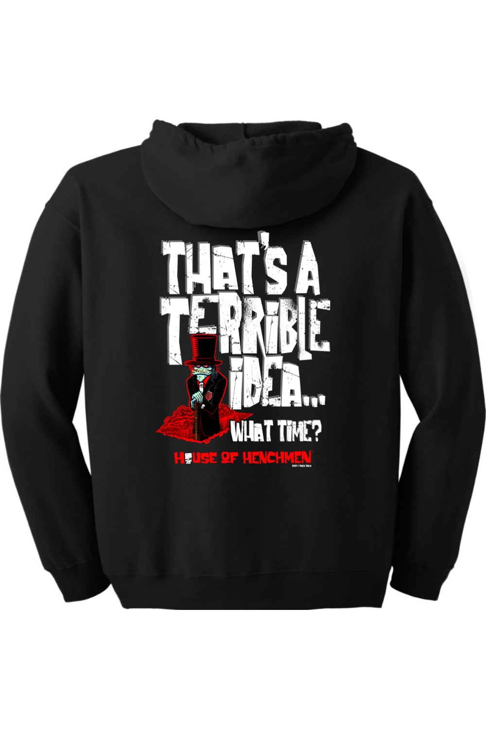 Gildan Heavy Blend Full-Zip Hooded Sweatshirt "HOH TERRIBLE IDEA"