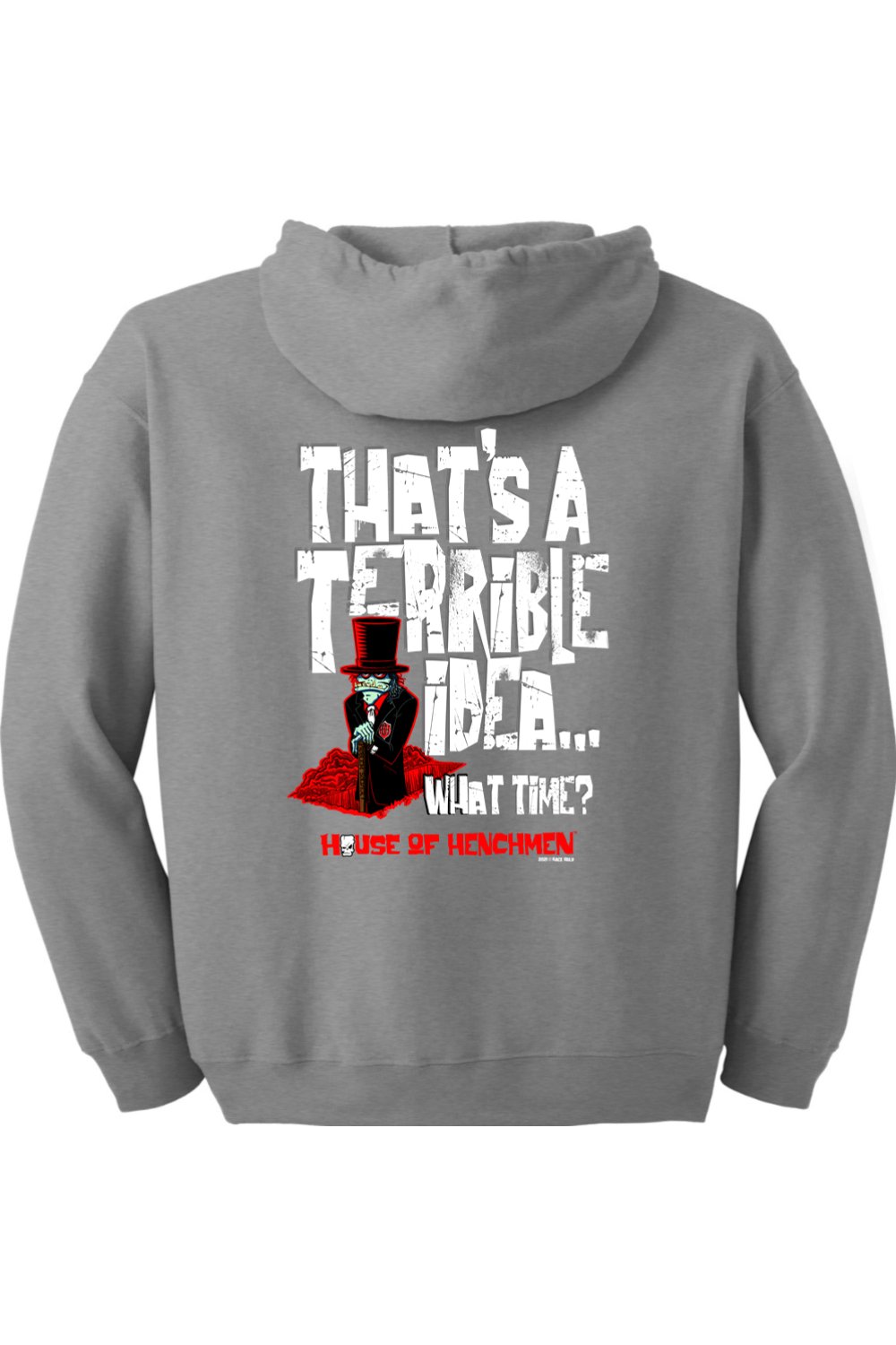 Gildan Heavy Blend Full-Zip Hooded Sweatshirt "HOH TERRIBLE IDEA"