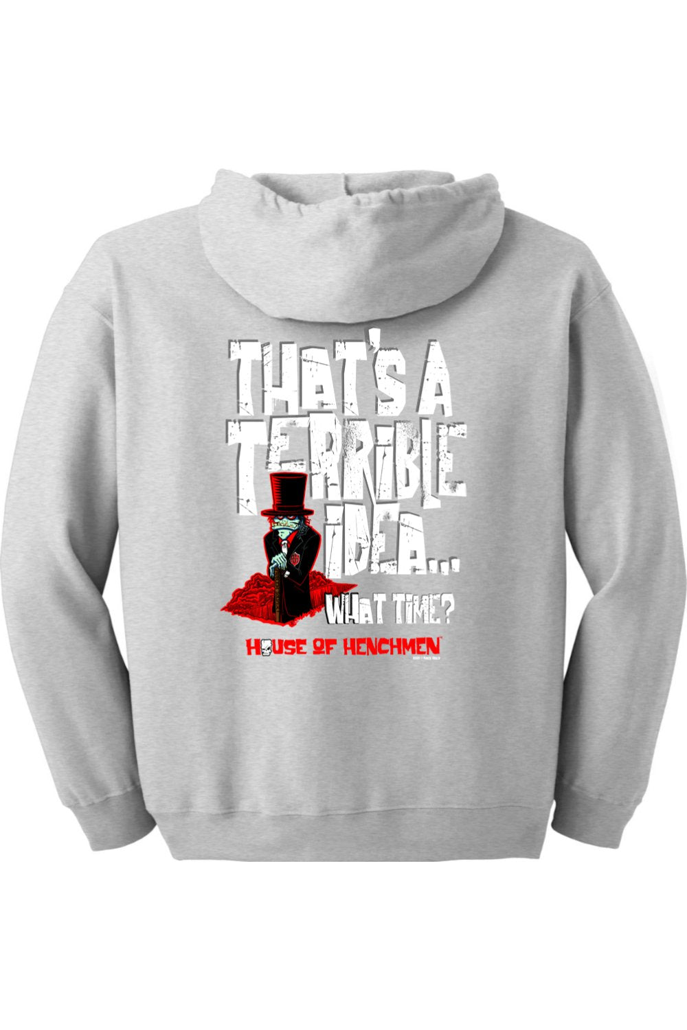 Gildan Heavy Blend Full-Zip Hooded Sweatshirt "HOH TERRIBLE IDEA"
