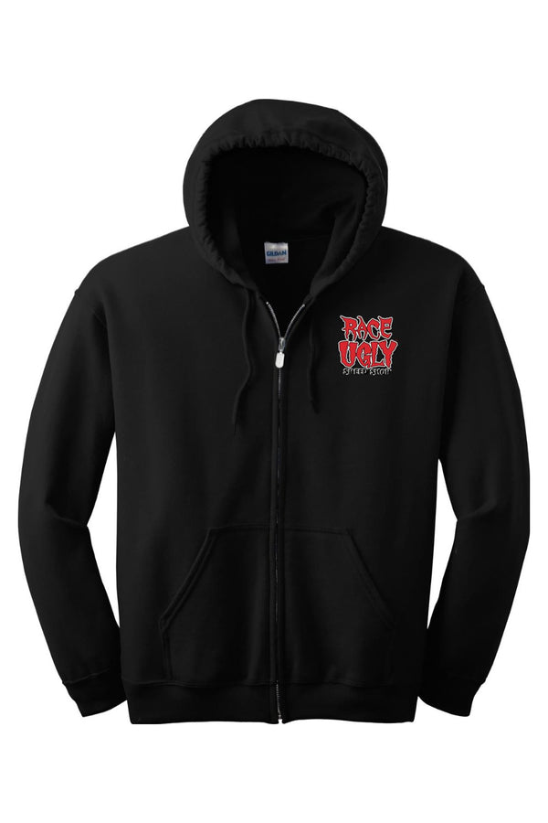 Gildan Heavy Blend Full-Zip Hooded Sweatshirt "RU HEADS/TAIL"