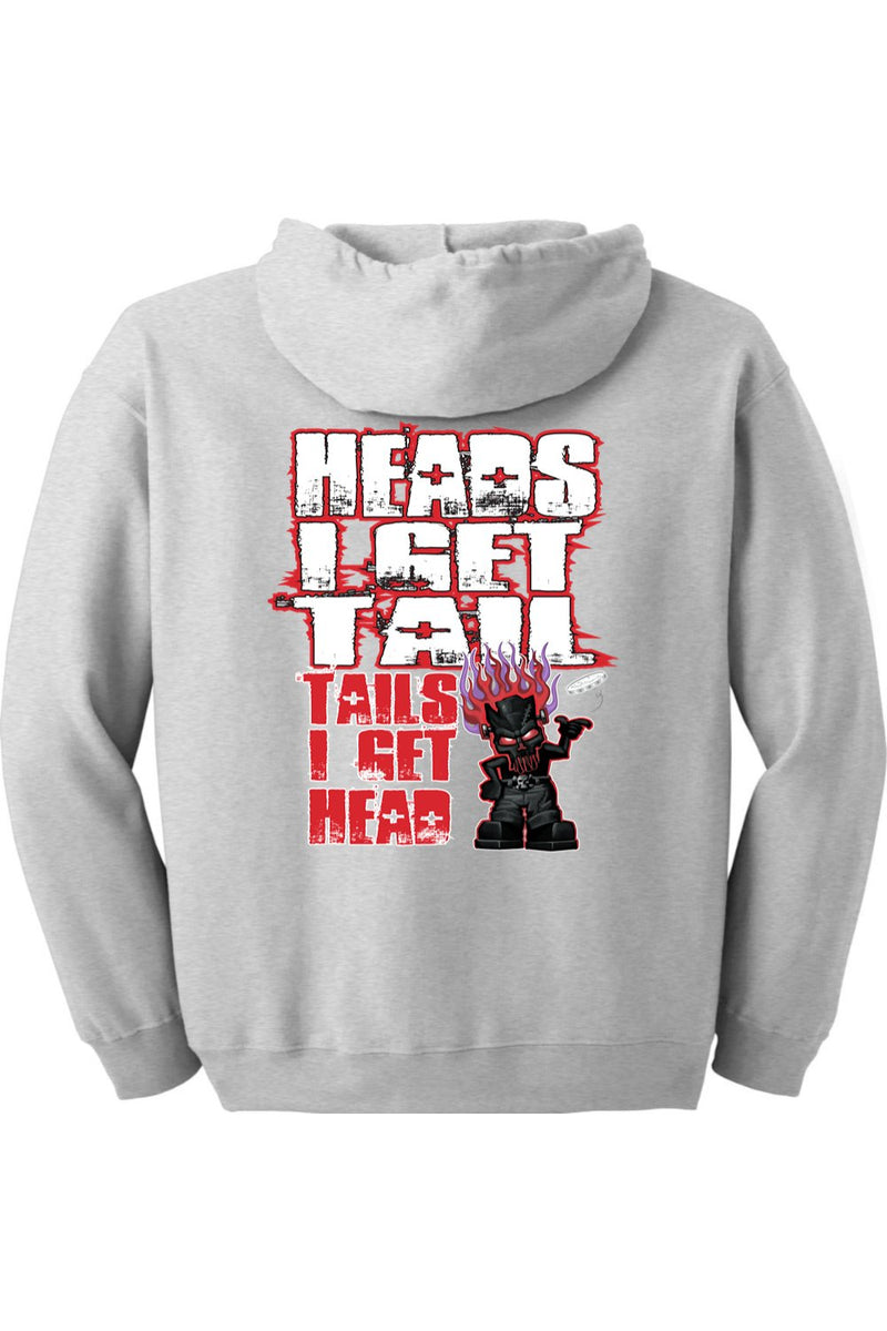 Gildan Heavy Blend Full-Zip Hooded Sweatshirt "RU HEADS/TAIL"