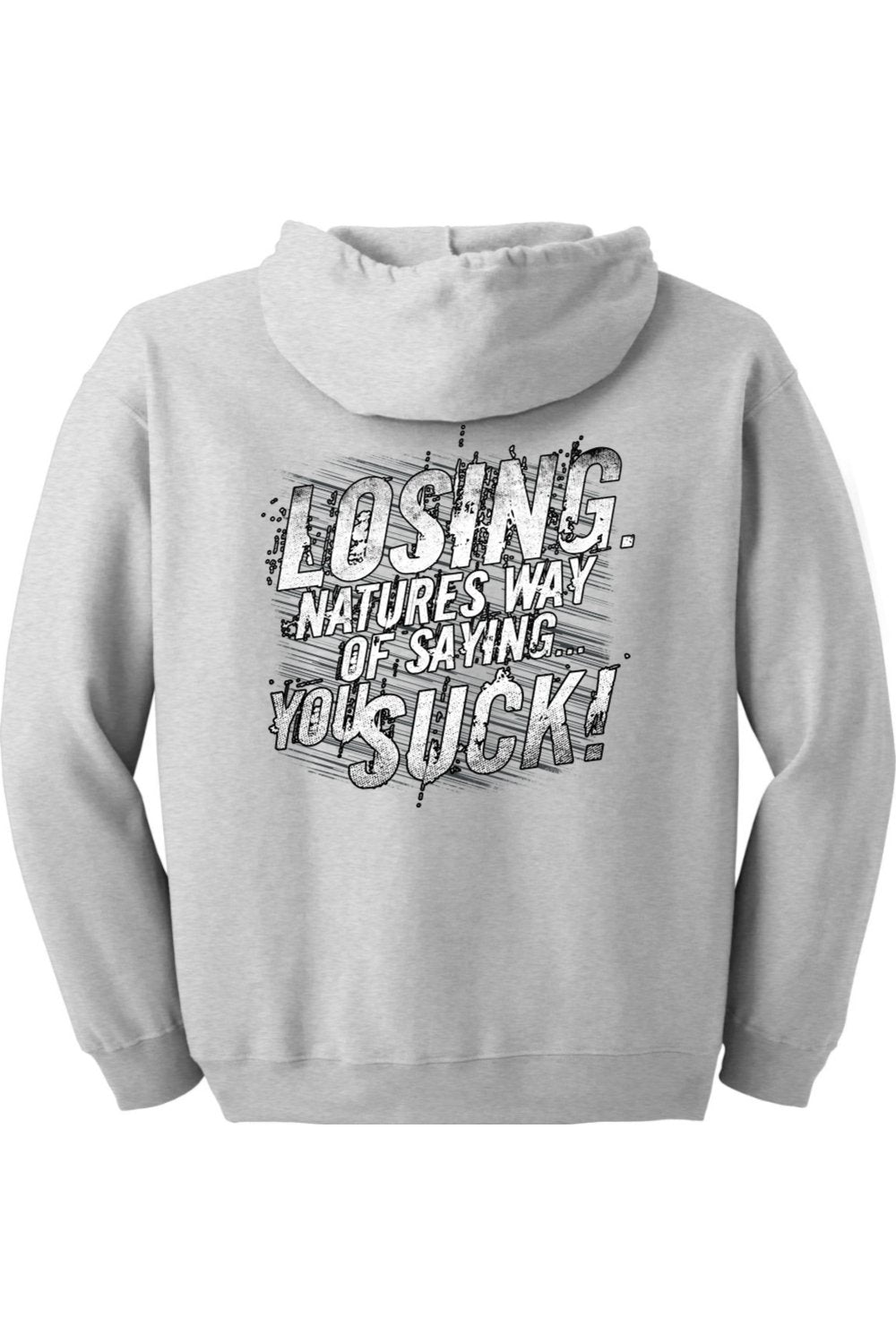 Gildan Heavy Blend Full-Zip Hooded Sweatshirt "RU LOSING"