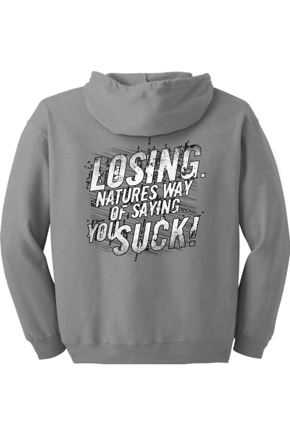 Gildan Heavy Blend Full-Zip Hooded Sweatshirt "RU LOSING"