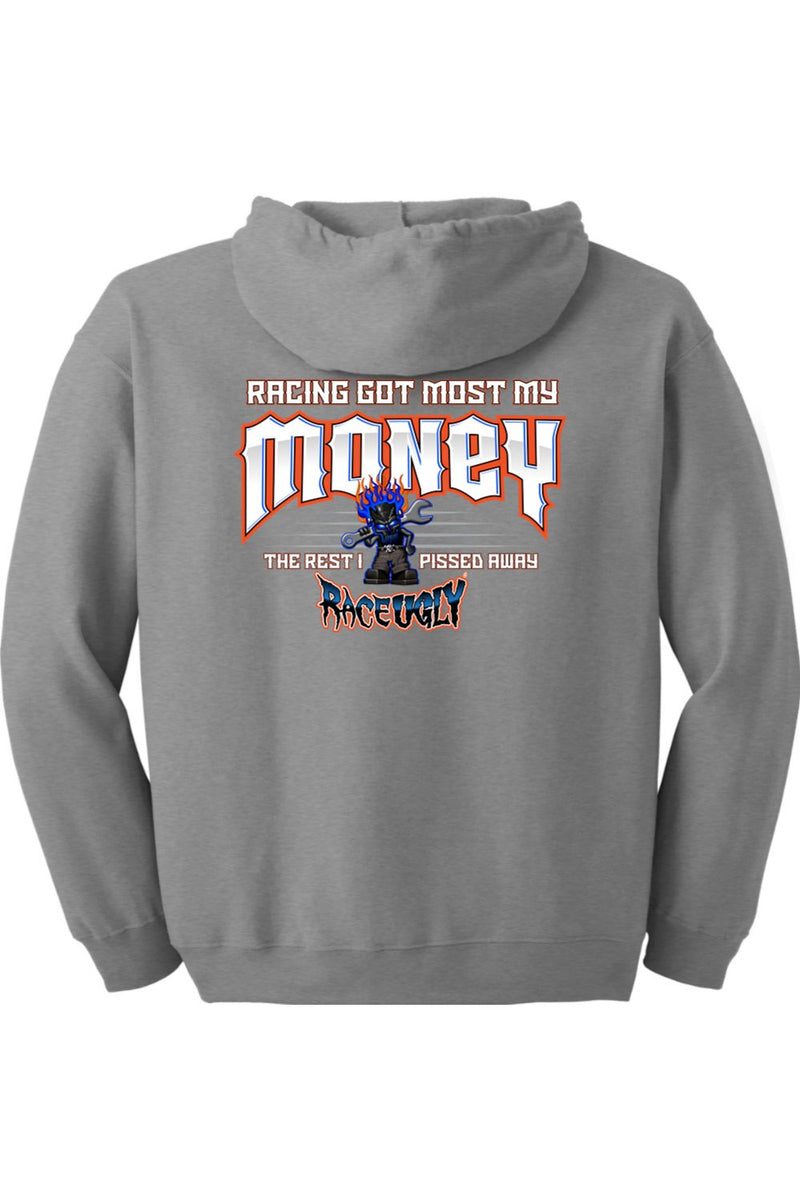 Gildan Heavy Blend Full-Zip Hooded Sweatshirt "RU MONEY"