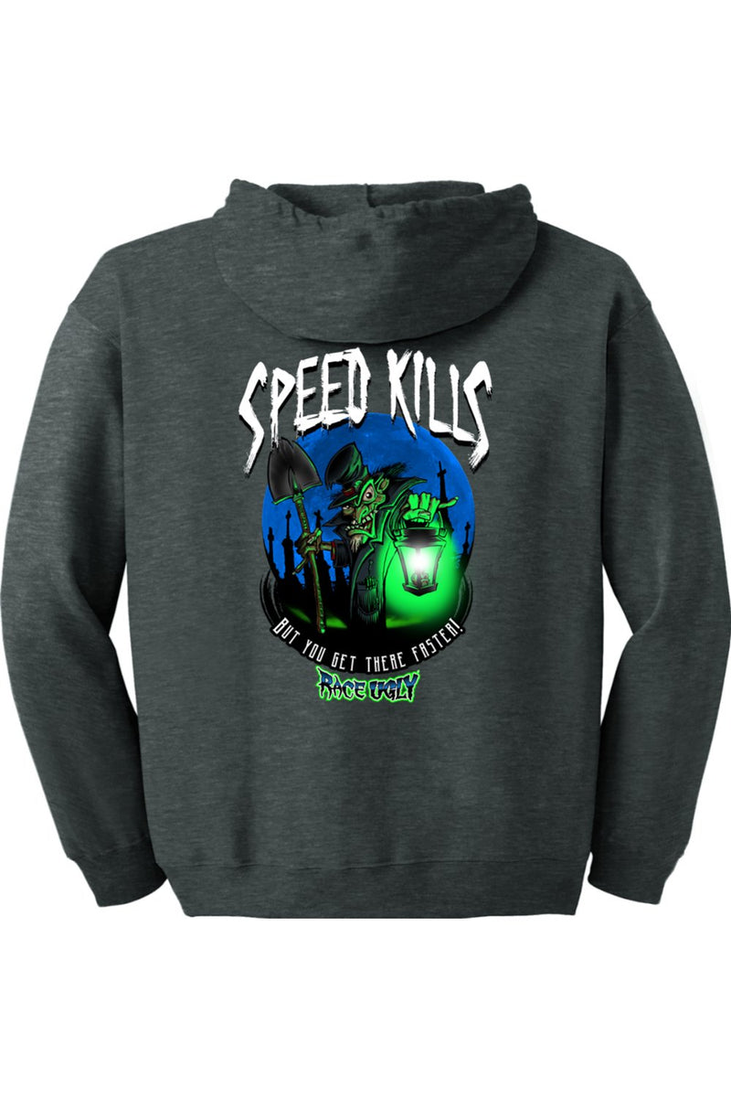 Gildan Heavy Blend Full-Zip Hooded Sweatshirt "RU SPEED KILLS"