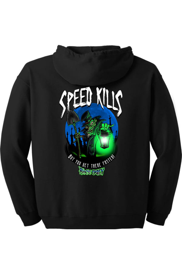 Gildan Heavy Blend Full-Zip Hooded Sweatshirt "RU SPEED KILLS"