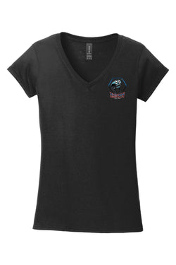 Gildan Softstyle Ladies Fit V-Neck T-Shirt "RU BLOW ME"