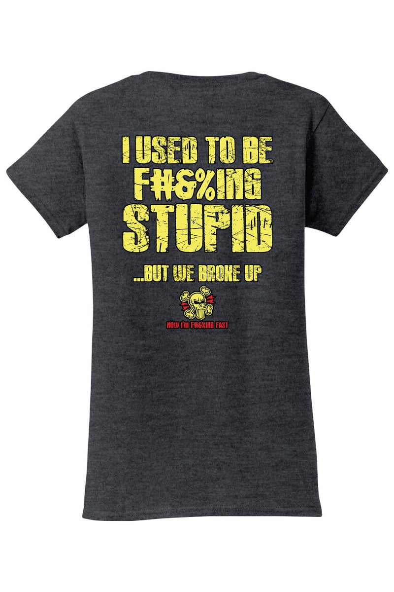 Gildan Softstyle Ladies' T-Shirt "RU F#&%ING STUPID"