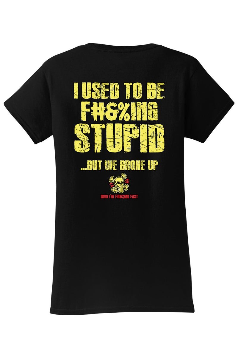 Gildan Softstyle Ladies' T-Shirt "RU F#&%ING STUPID"