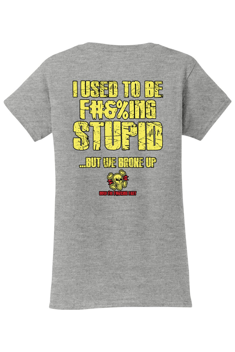 Gildan Softstyle Ladies' T-Shirt "RU F#&%ING STUPID"