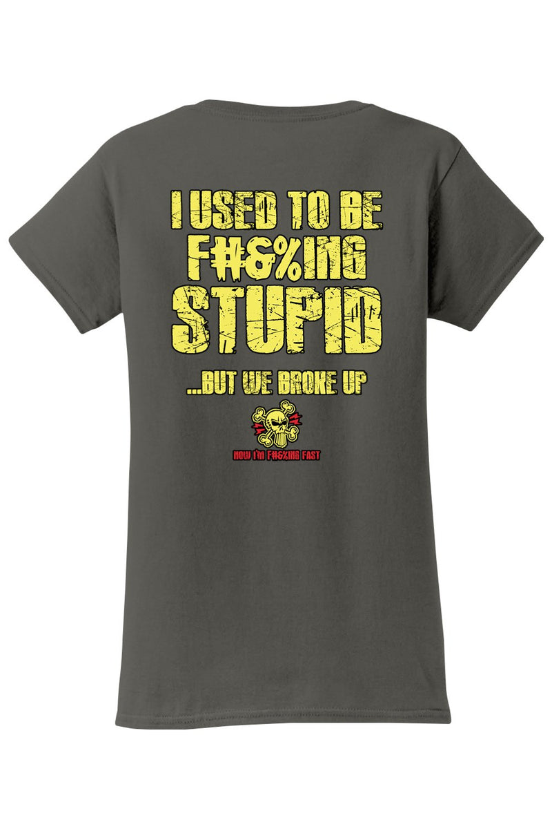 Gildan Softstyle Ladies' T-Shirt "RU F#&%ING STUPID"