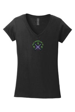 Gildan Softstyle Ladies V-Neck T-Shirt "DHC BETWEEN"