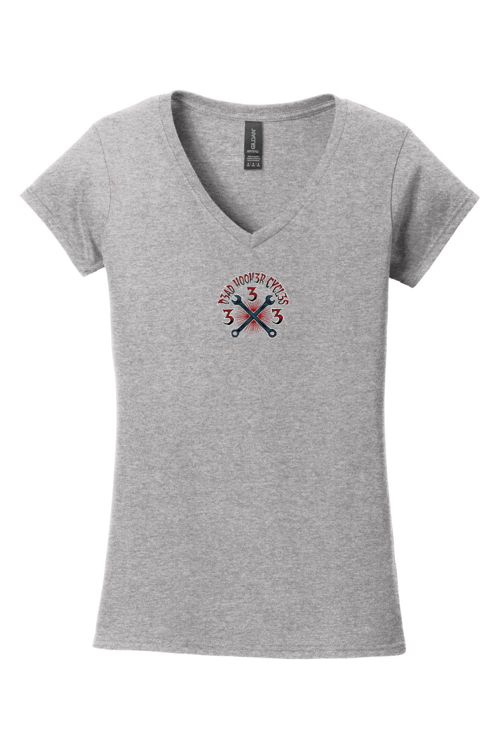 Gildan Softstyle Ladies V-Neck T-Shirt "DHC HALFWAY"