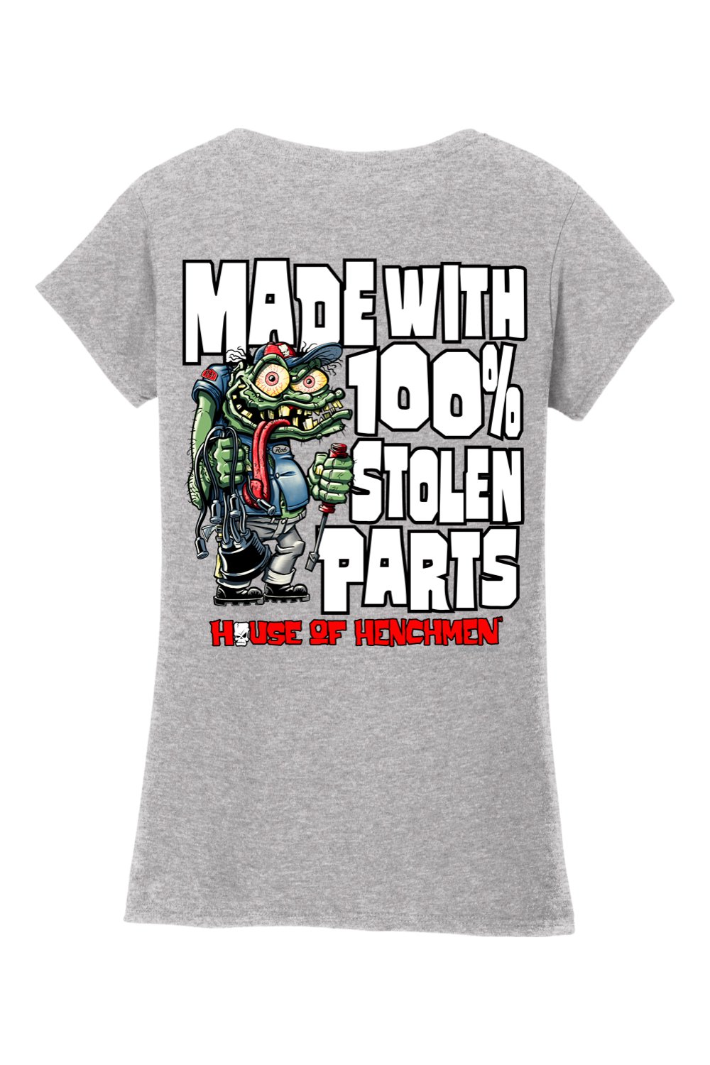 Gildan Softstyle Ladies V-Neck T-Shirt "HOH STOLEN PARTS"