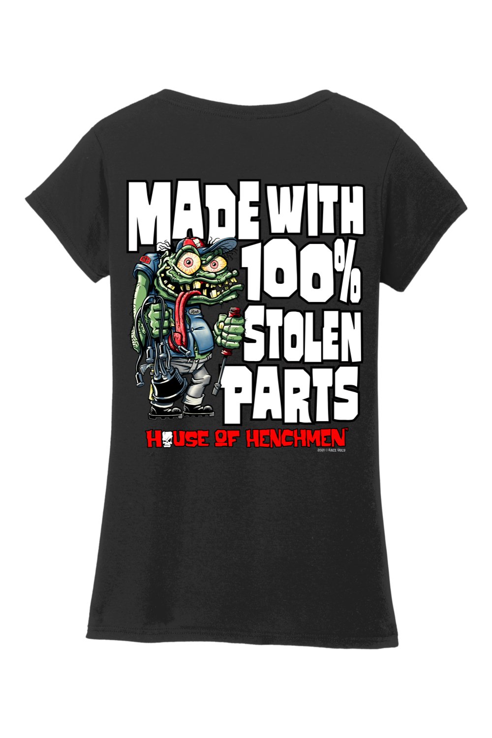 Gildan Softstyle Ladies V-Neck T-Shirt "HOH STOLEN PARTS"