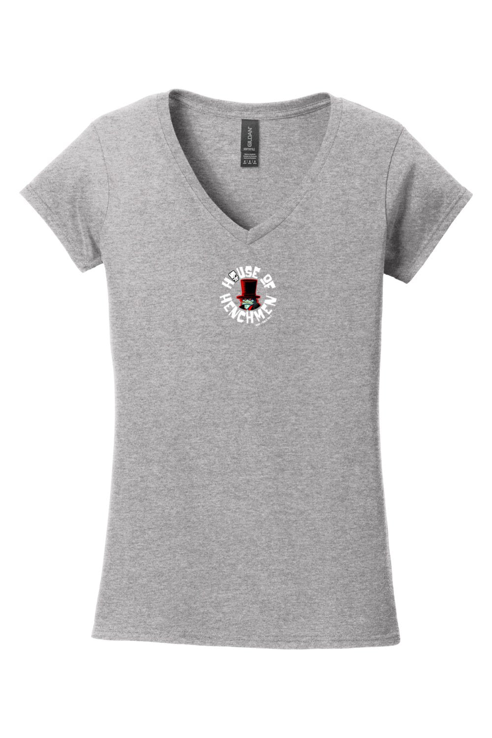 Gildan Softstyle Ladies V-Neck T-Shirt "HOH TERRIBLE IDEA"