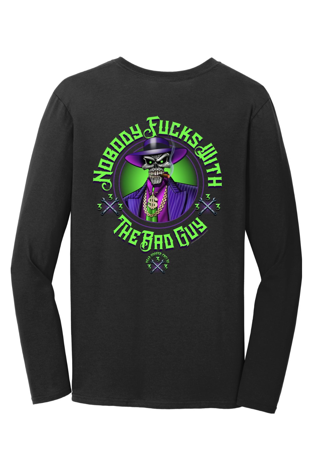 Gildan Softstyle Long Sleeve T-Shirt "DHC BAD GUY"