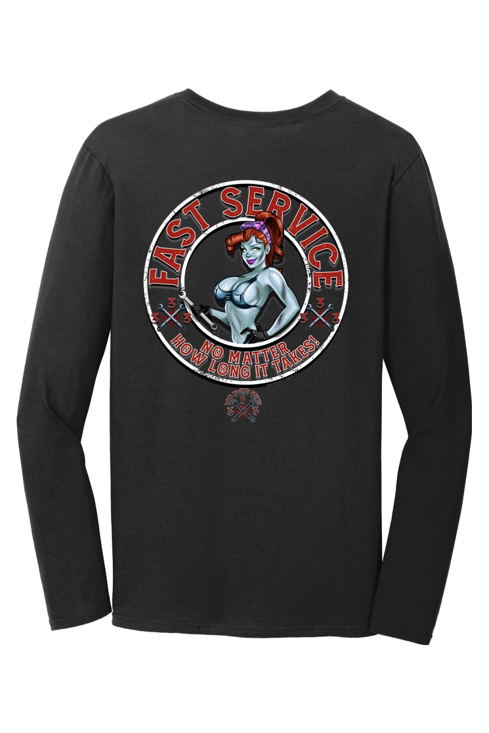 Gildan Softstyle Long Sleeve T-Shirt "DHC FAST SERVICE"