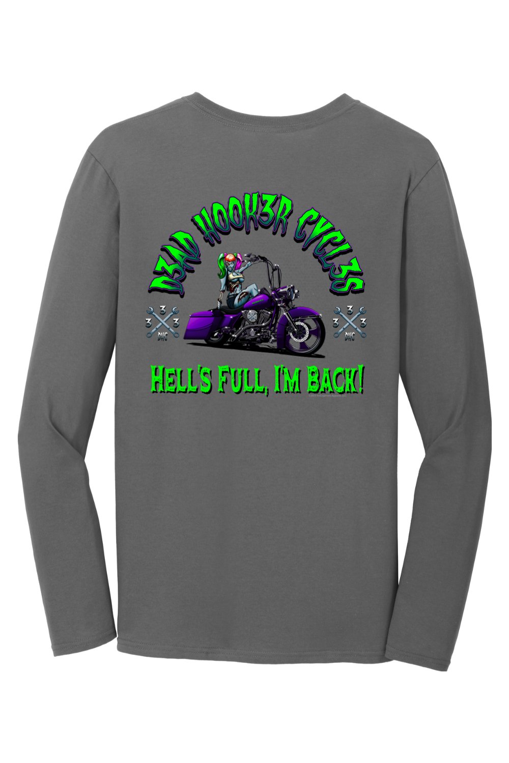 Gildan Softstyle Long Sleeve T-Shirt "DHC HELL'S FULL"