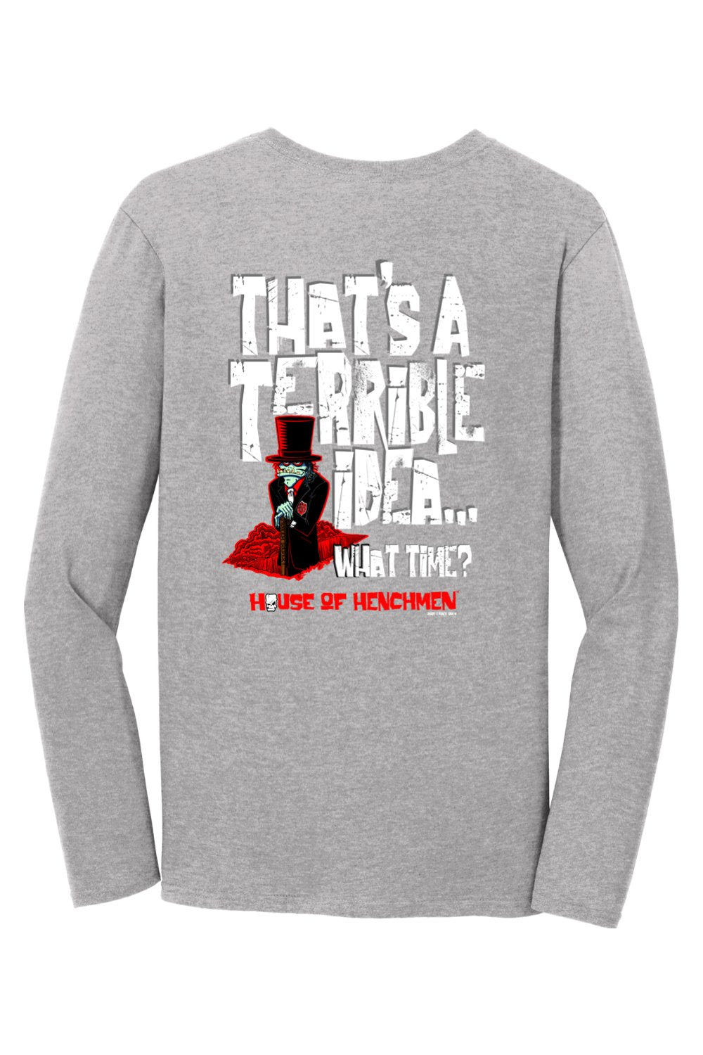 Gildan Softstyle Long Sleeve T-Shirt "HOH TERRIBLE IDEA"