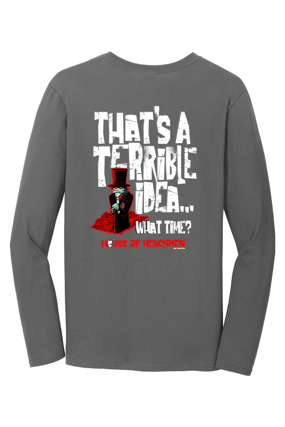 Gildan Softstyle Long Sleeve T-Shirt "HOH TERRIBLE IDEA"