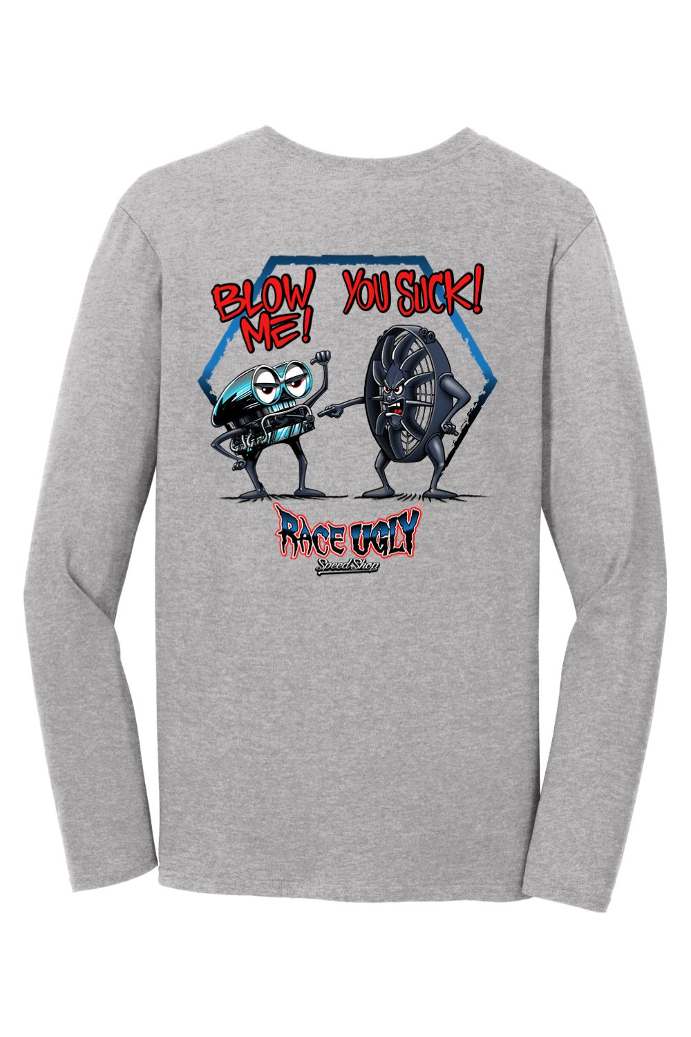 Gildan Softstyle Long Sleeve T-Shirt "RU BLOW ME"