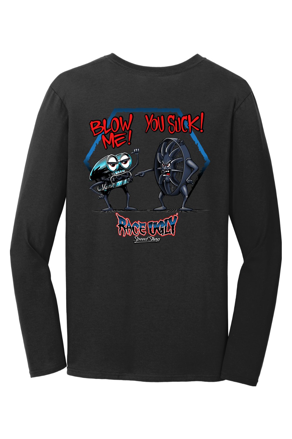 Gildan Softstyle Long Sleeve T-Shirt "RU BLOW ME"