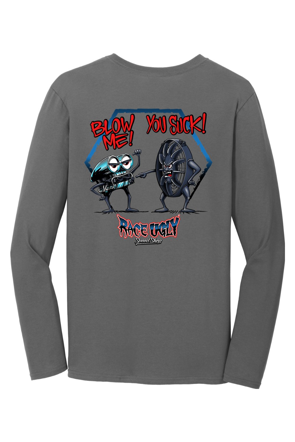 Gildan Softstyle Long Sleeve T-Shirt "RU BLOW ME"