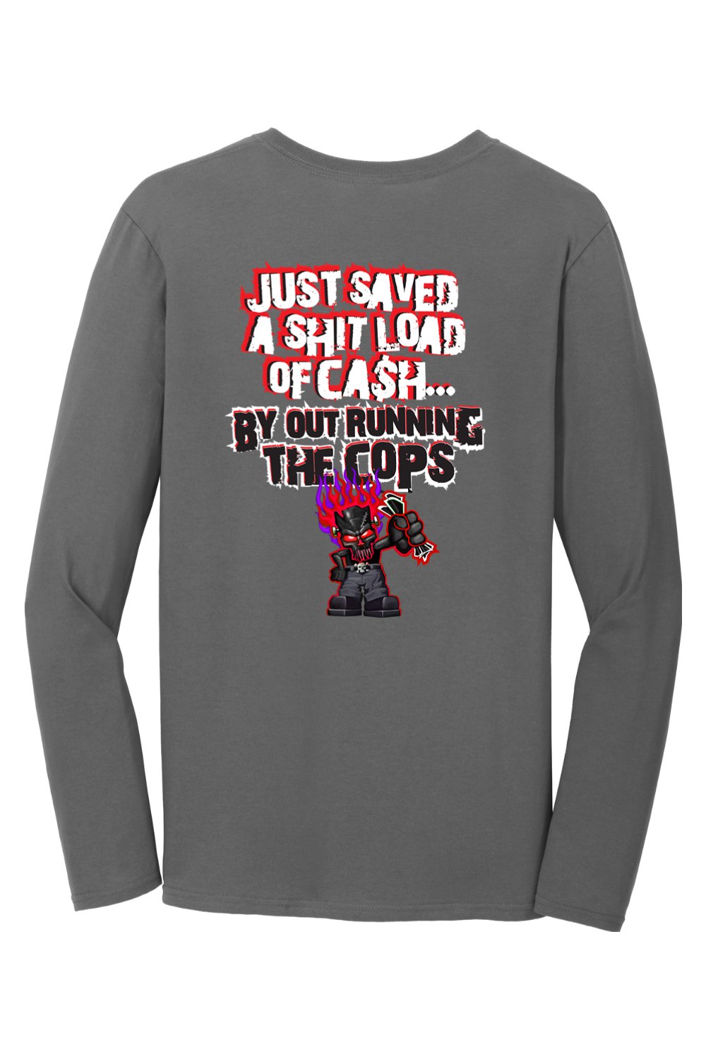 Gildan Softstyle Long Sleeve T-Shirt "RU CA$H"