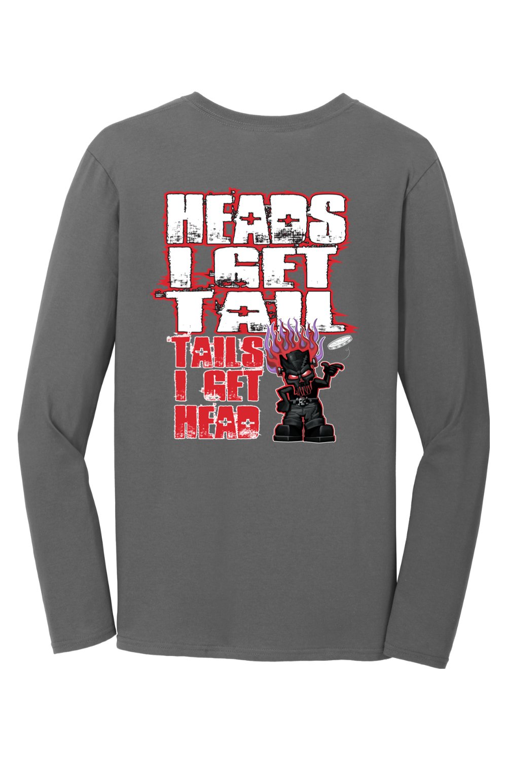 Gildan Softstyle Long Sleeve T-Shirt "RU HEADS/TAILS"