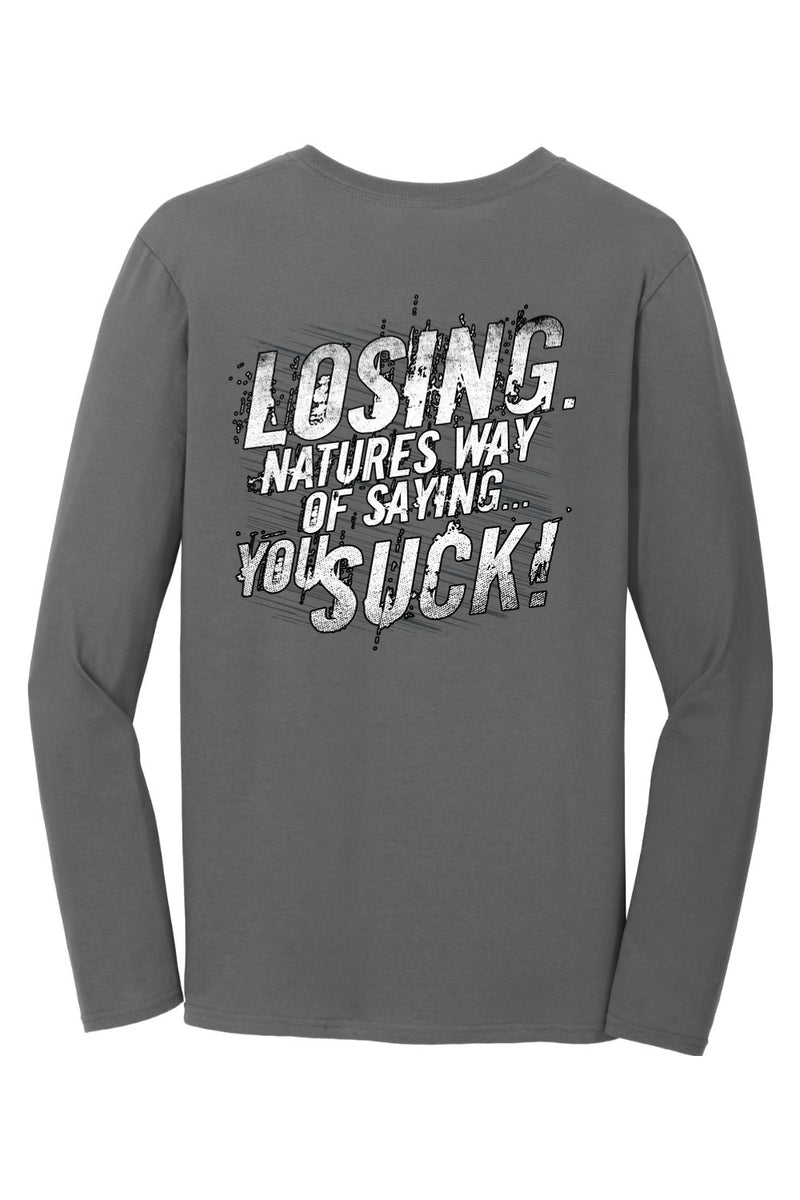 Gildan Softstyle Long Sleeve T-Shirt "RU LOSING"