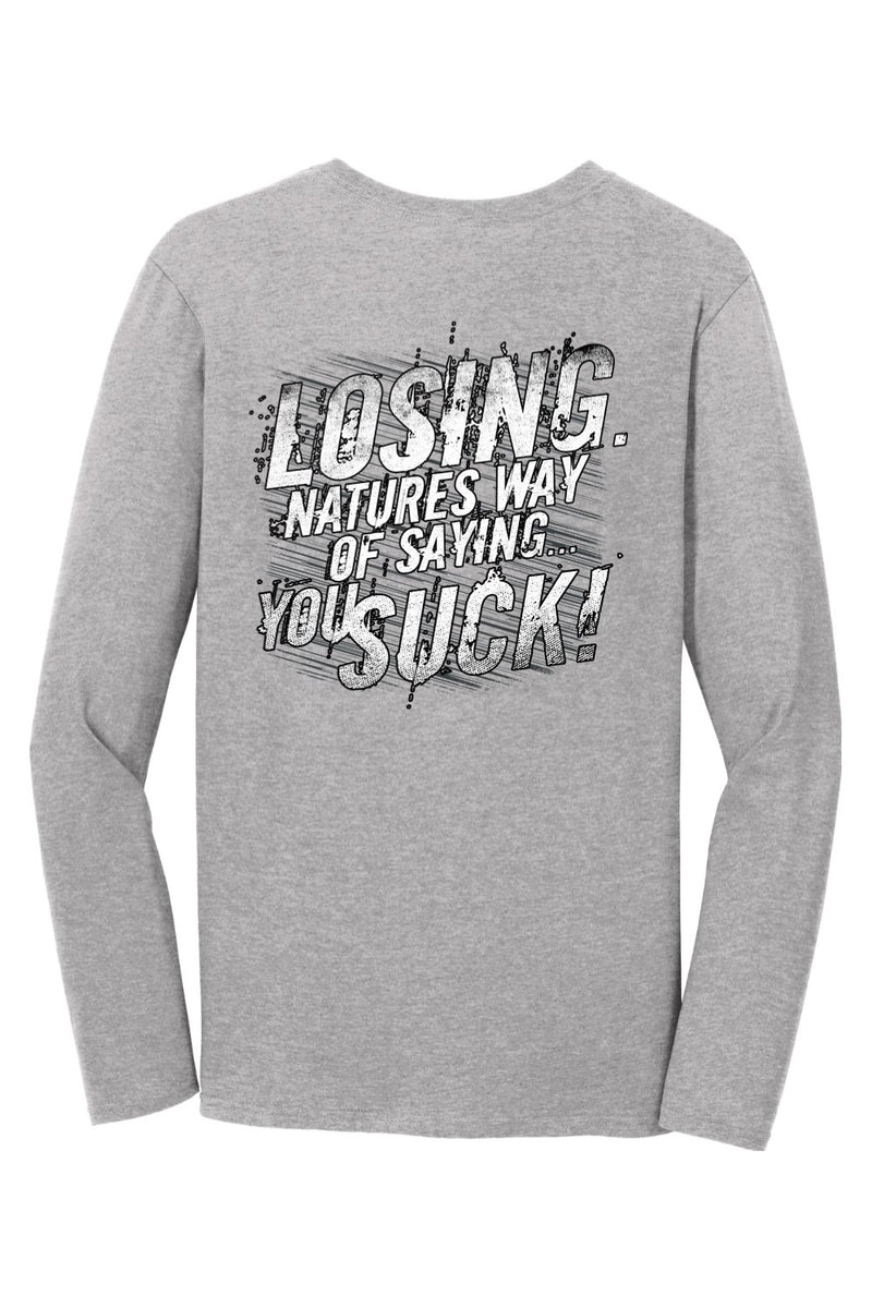 Gildan Softstyle Long Sleeve T-Shirt "RU LOSING"