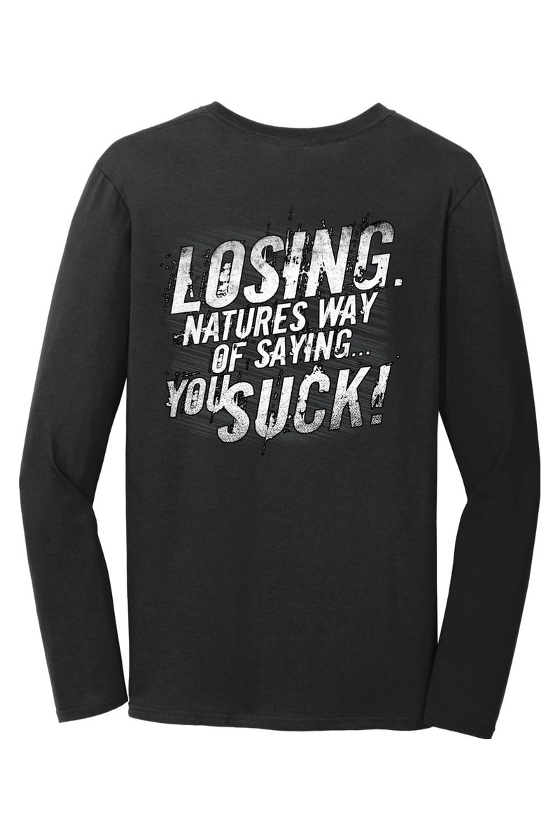 Gildan Softstyle Long Sleeve T-Shirt "RU LOSING"