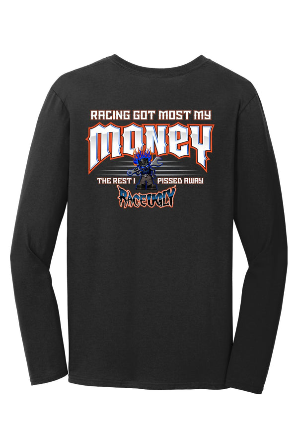 Gildan Softstyle Long Sleeve T-Shirt "RU MONEY"