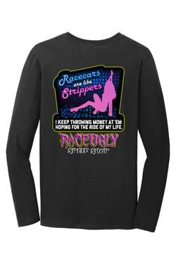 Gildan Softstyle Long Sleeve T-Shirt "RU STRIPPER"