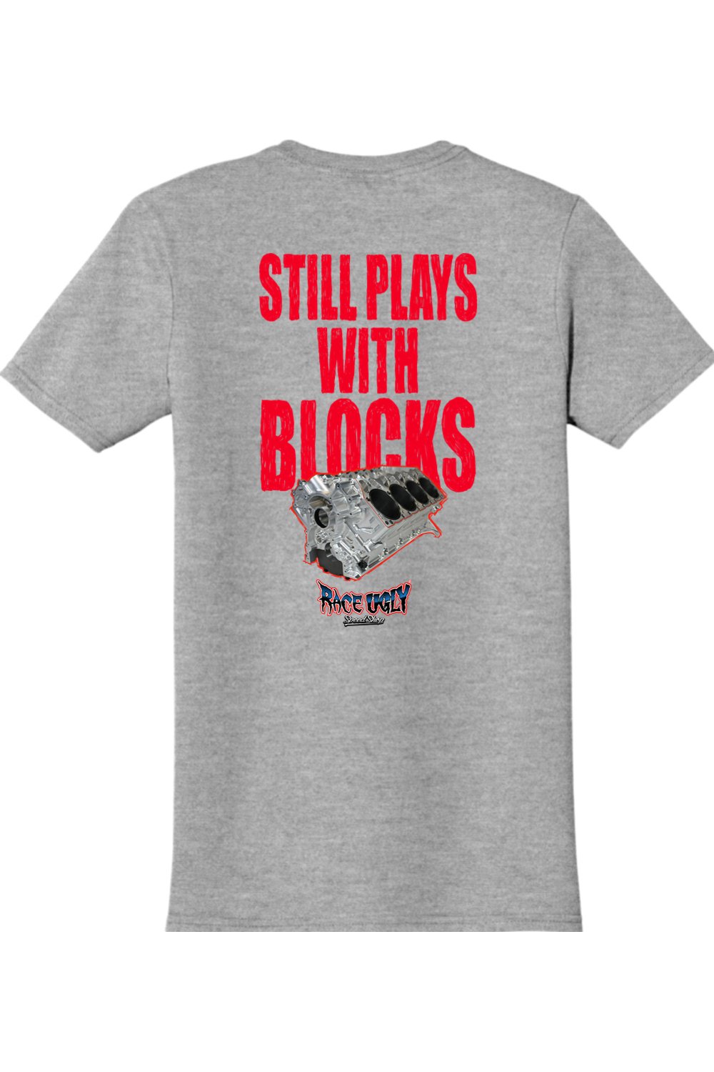 Gildan Softstyle T-Shirt "RU BLOCKS" (RED)
