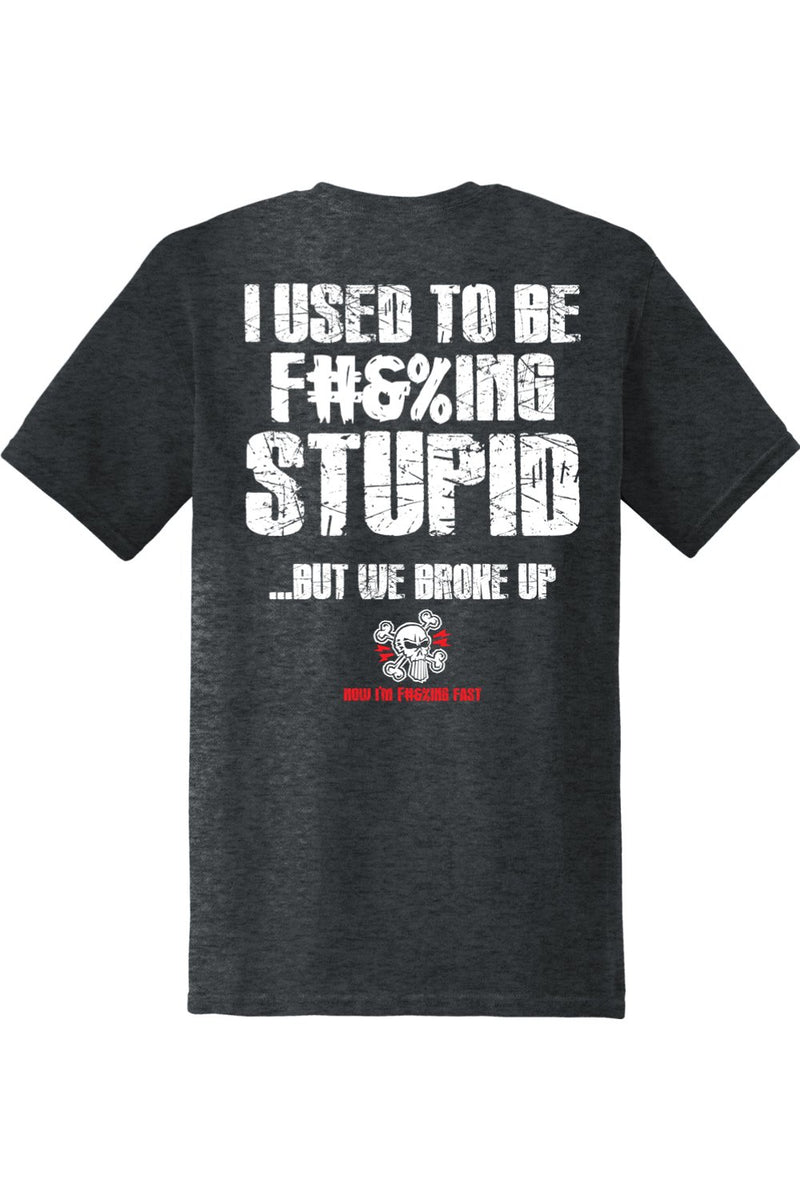 Gildan Softstyle T-Shirt "RU F#&%ING STUPID" (WHITE)