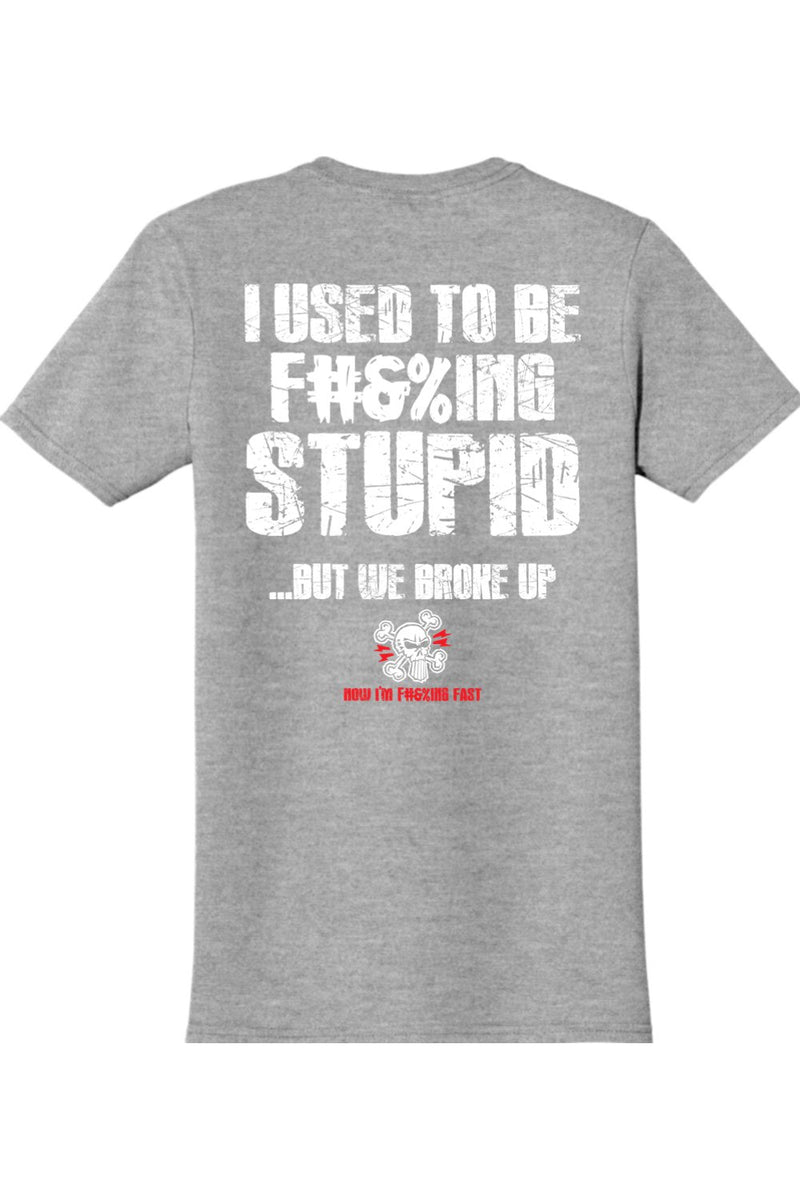 Gildan Softstyle T-Shirt "RU F#&%ING STUPID" (WHITE)