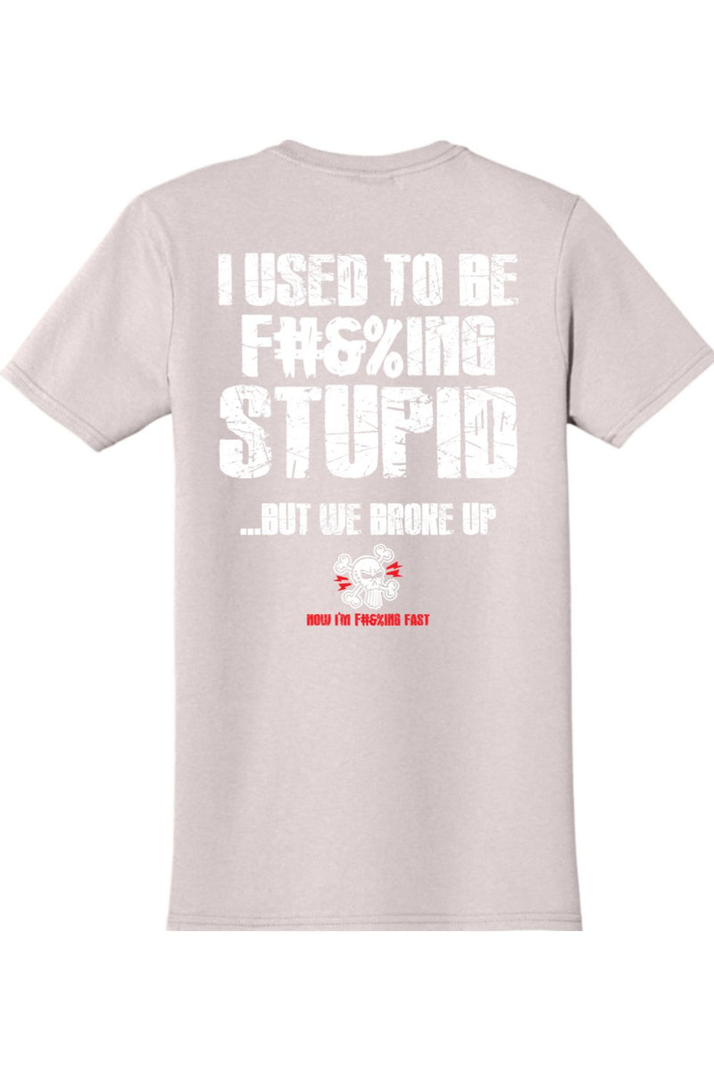 Gildan Softstyle T-Shirt "RU F#&%ING STUPID" (WHITE)