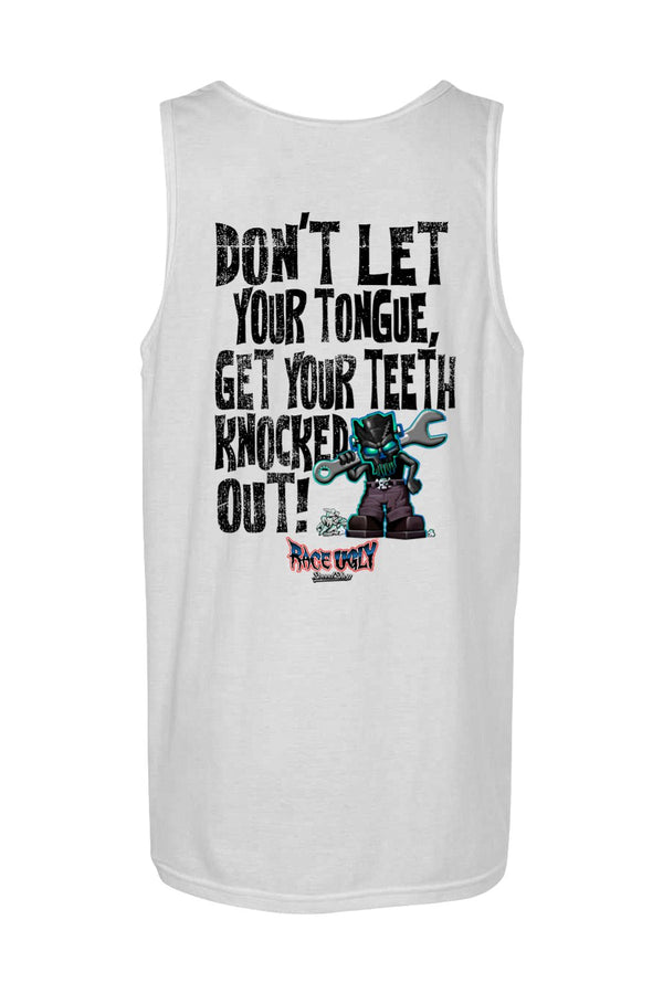 Gildan Softstyle Tank Top "RU TEETH" (BLACK)